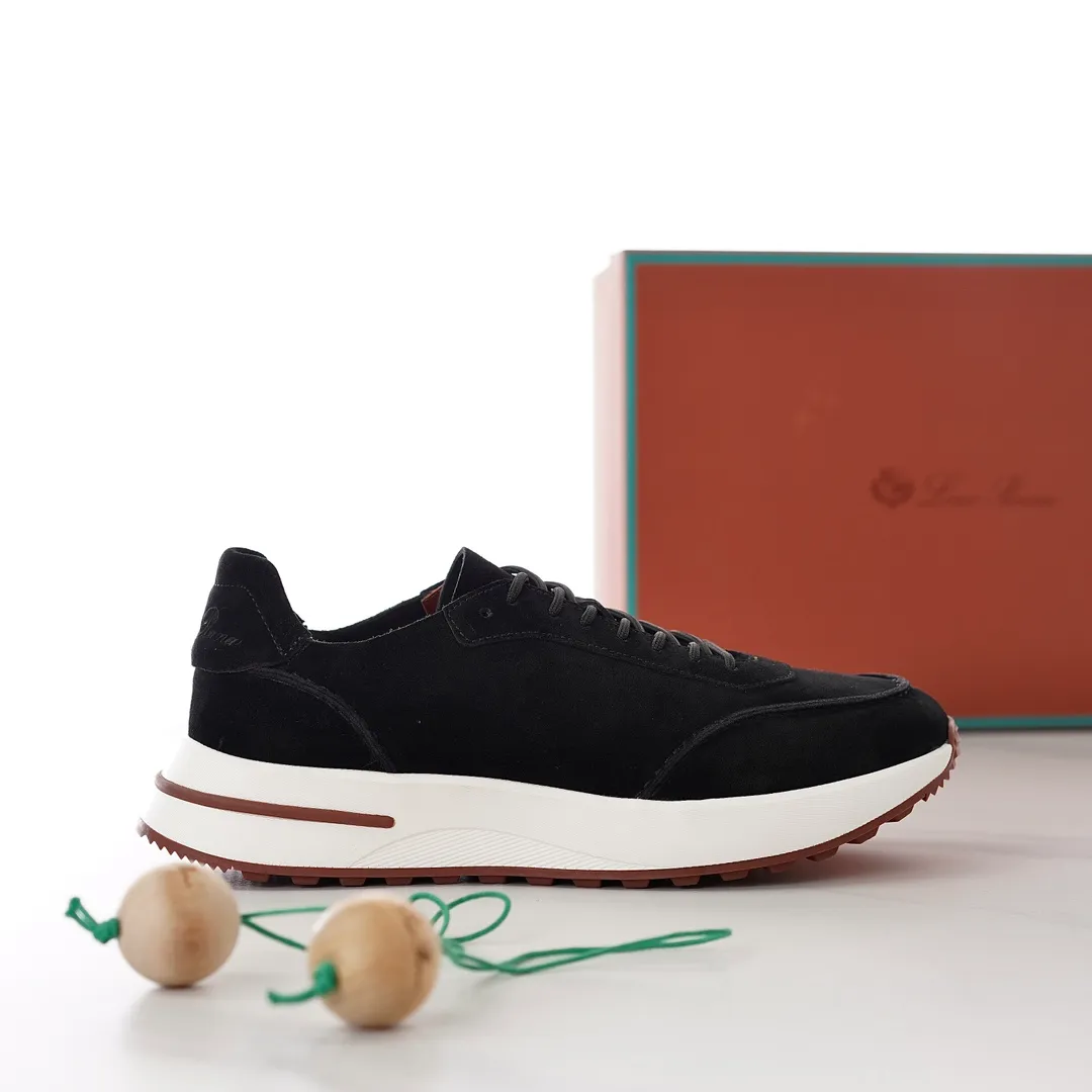 Factory price: 480💰 loro men's shoes💰iana/L men's shoes💰 Size: 38-45, customized 45 non-returnable Materials: The upper is made of elastic cloth for routing. Anti-fleece fabric is wrapped on the front and back to ensure stability. The back is equipped with a cushion to improve wearing comfort. Breathable mesh shoes. Elastic cloth inner𥚃 latex mesh insole. Sole I Men's Shoes💰Foam Combination T Men's Shoes💰U Outsole